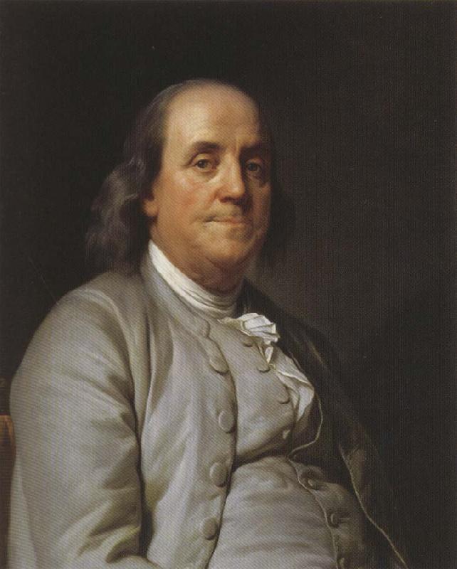 Joseph-Siffred  Duplessis Portrait of Benjamin Frankli